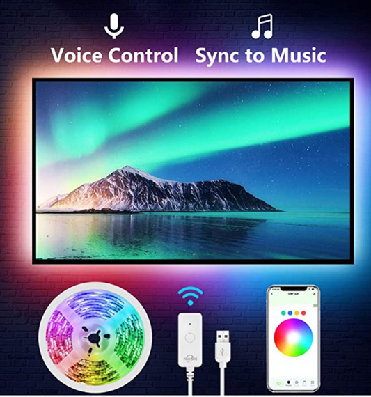 USB Bluetooth TV Color Changing Strip