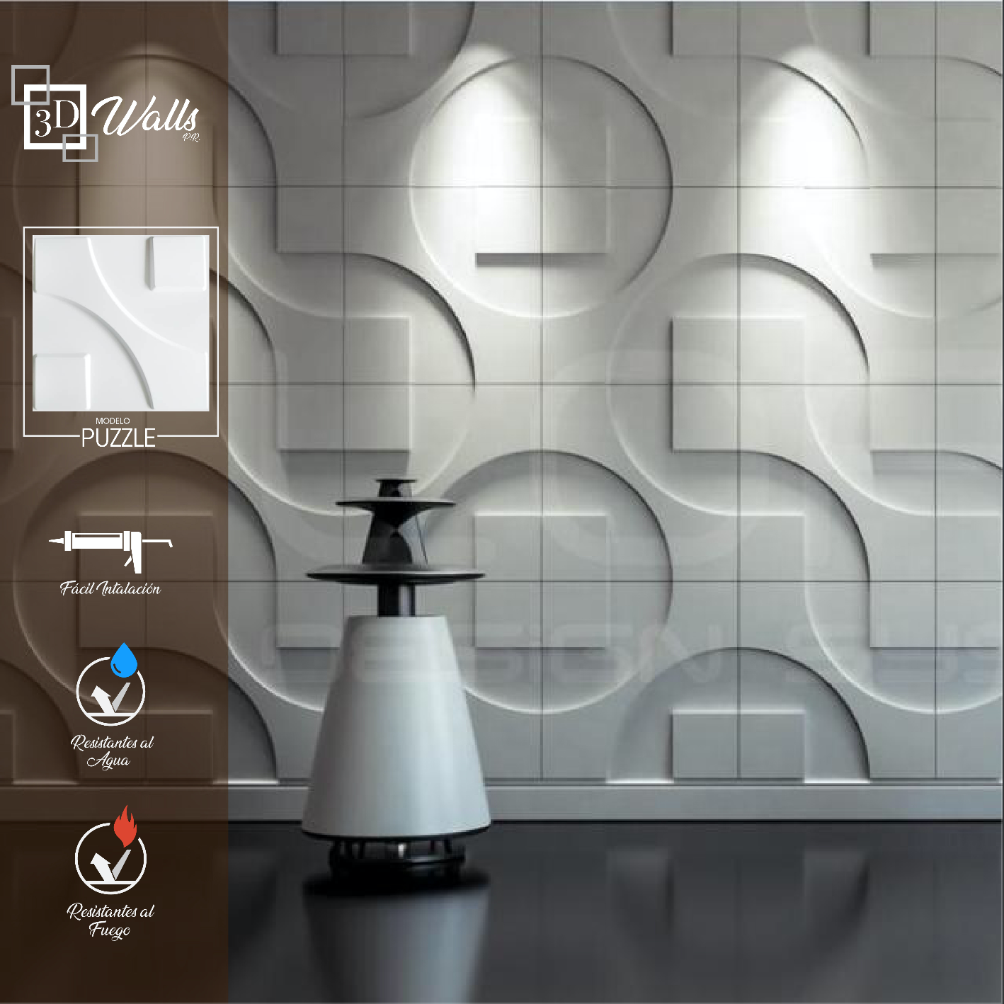 Modelo Puzzle 3D Walls PR