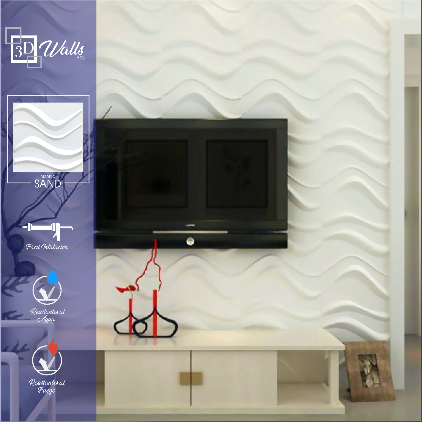 Modelo Sand 3D Walls PR
