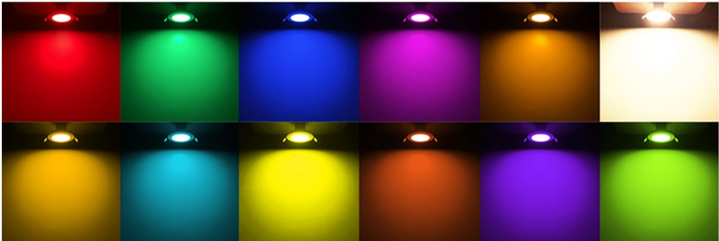 RGB Spotlights Remote Control 7W