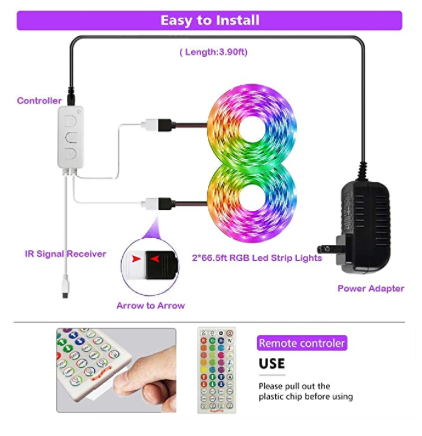 131.2 ft Smart Striplights