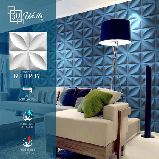 Modelo Butterfly 3D Walls PR