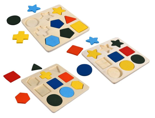 Montessori Shapes and Colors Board