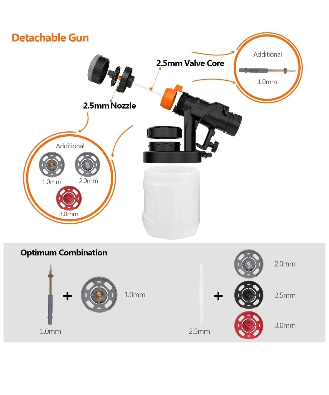 Paint Sprayer Gun for 3D Walls PR