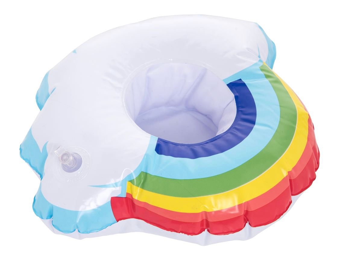 Inflatable Rainbow Drink Holder
